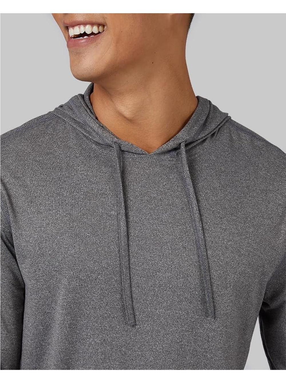 32 Degrees Men's Cool Lightweight Long Sleeve Hoodie Tee, Quick Dry, Anti Odor, - Picture 3 of 8